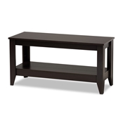 Baxton Studio Elada Modern and Contemporary Wenge Finished Wood Coffee Table